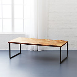 chevron 48" coffee table