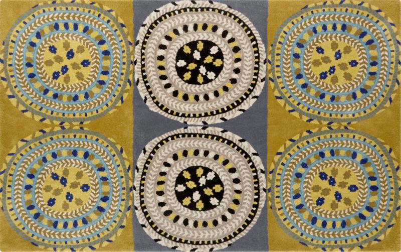 circles rug