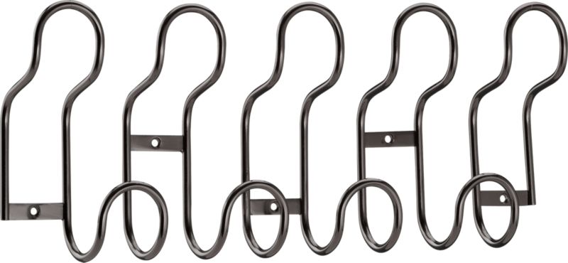 clip 9-hook coat rack