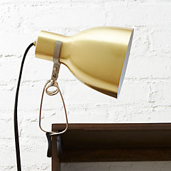 clip brass light
