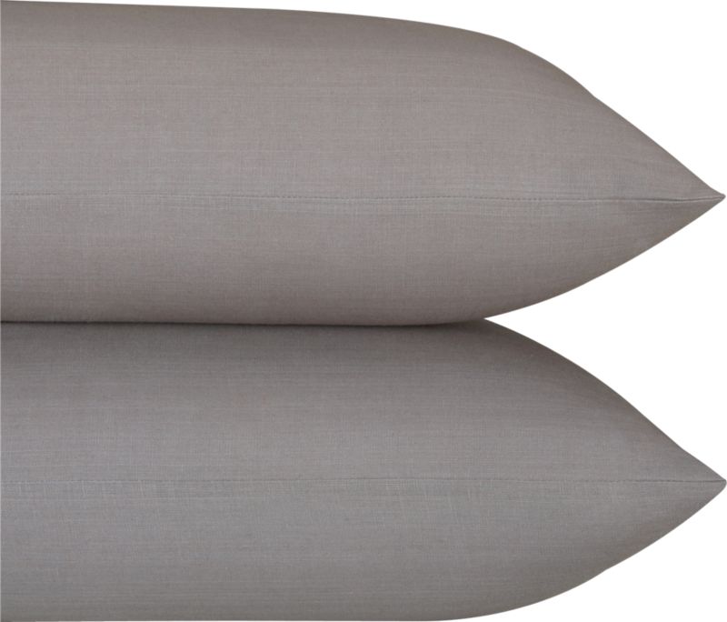 set of two standard shams. 26"Wx20"H