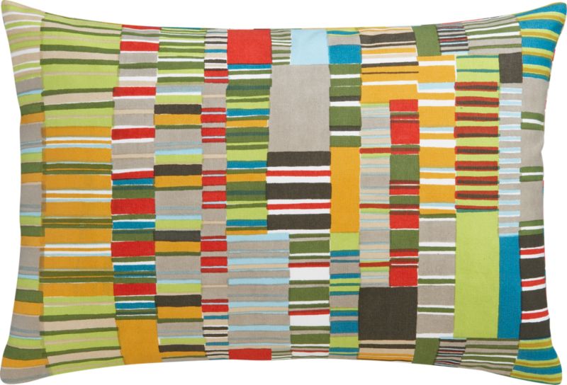 color map 18"x12" pillow