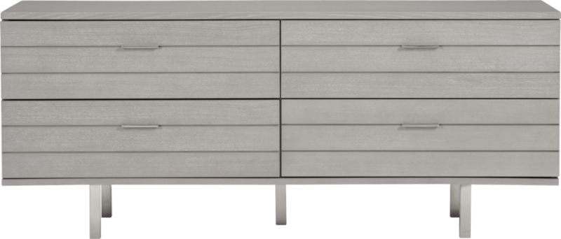 concrete low dresser. 59"Wx20"Dx24.75"H