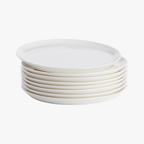 contact white dinner plates set of eight