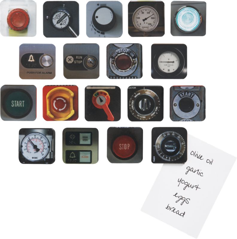 control panel magnets set of 18
