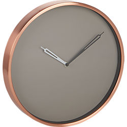 copper wall clock