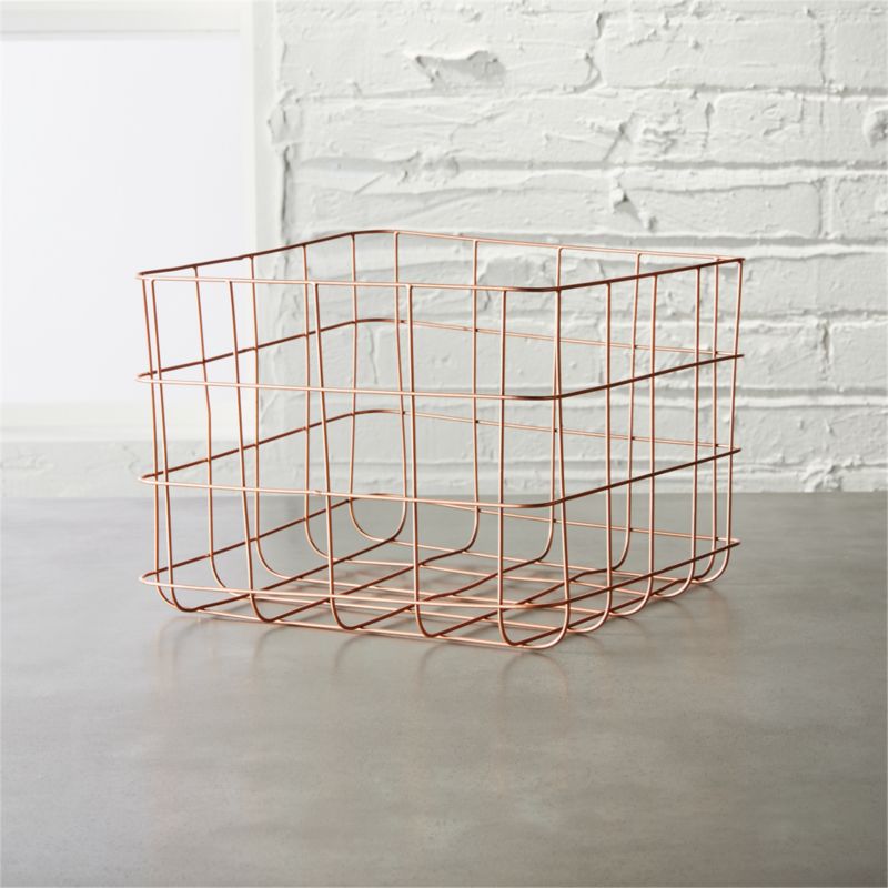 copper wire storage basket CB2