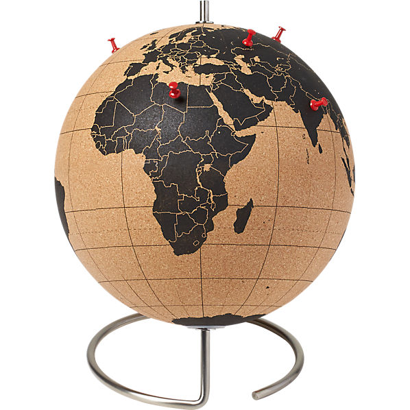 cork globe CB2