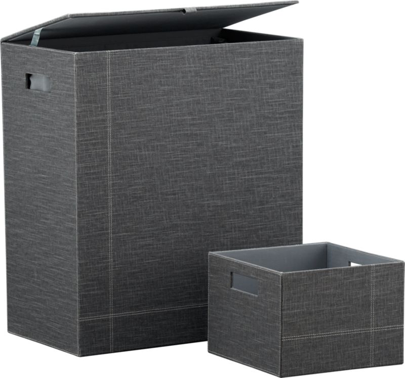 crazy linen hamper/storage box