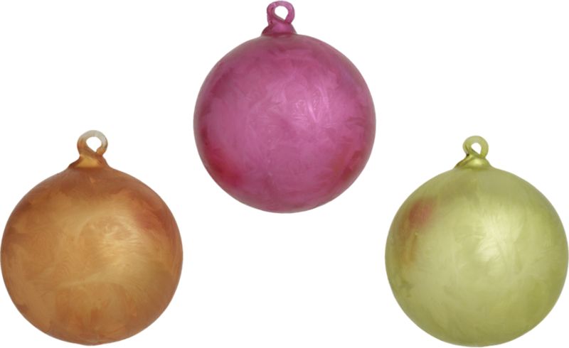 crystallized ornaments