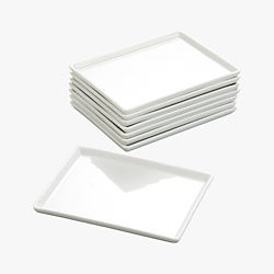 cuatro small platters set of eight