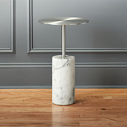 cuff link marble side table