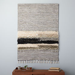 dhurrie stripe wall hanging