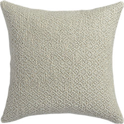 diamond weave natural 18" pillow