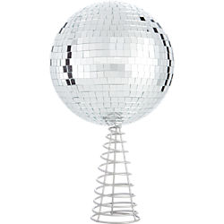 disco ball tree topper