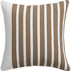 division white/natural 20" pillow