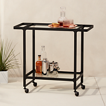 dolce vita outdoor bar cart
