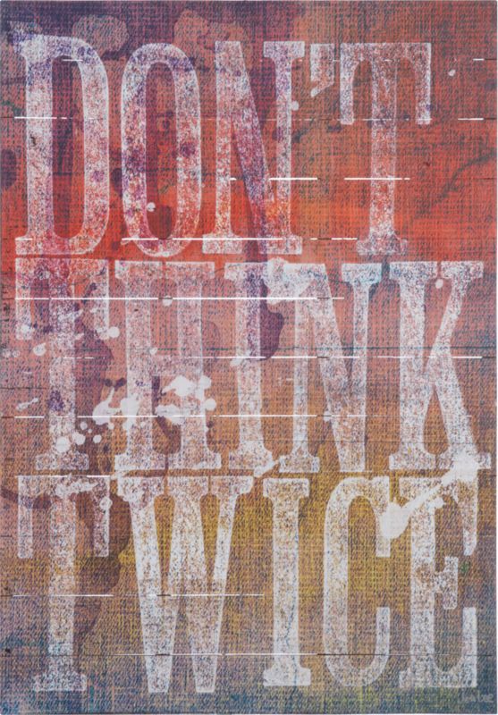 don't think twice print