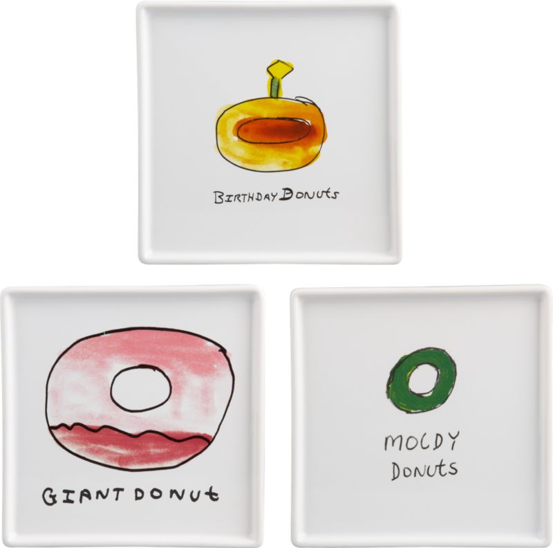 donut appetizer plates