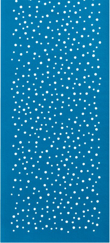 dot punch blue runner