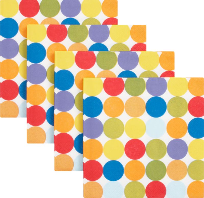 dotty cocktail napkins set of 20