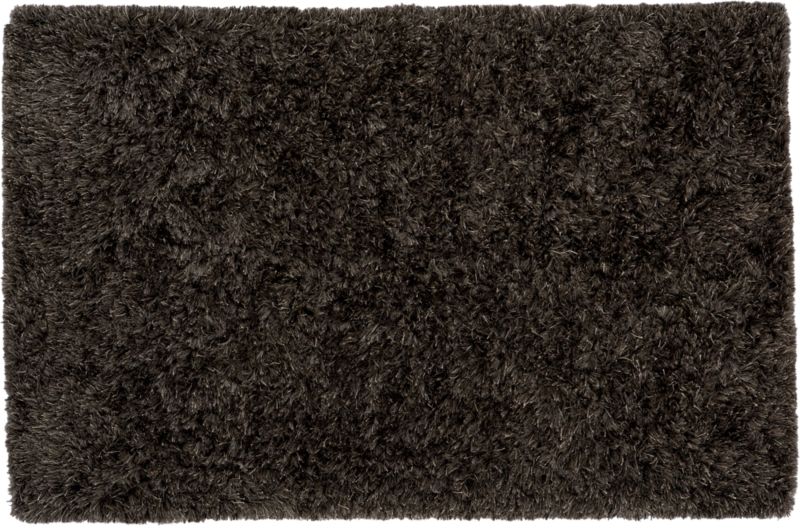 drake grey shag rug