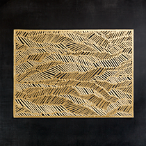 Chilewich ® drift brass placemat
