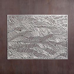 Chilewich ® drift silver placemat