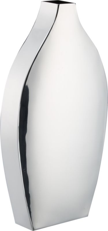 large drop vase. 11.75"Wx2"Dx15.75"H