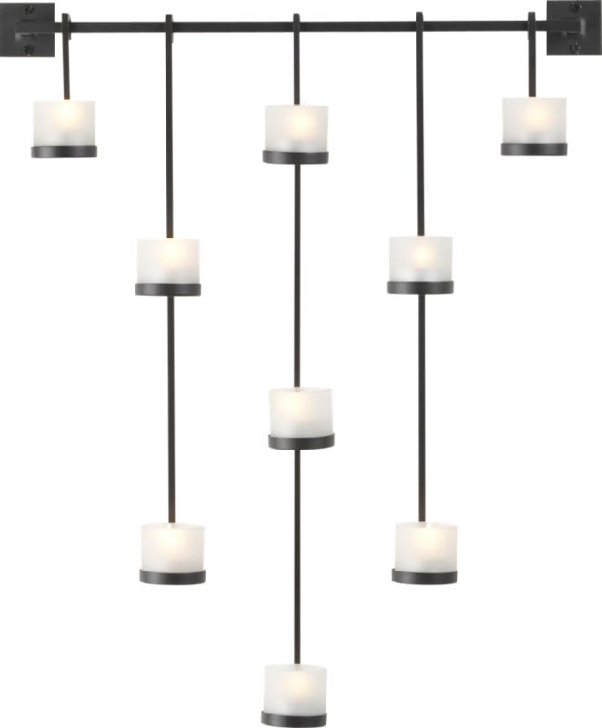droplet hanging wall sconce shopping in CB2 candleholders, candles from cb2.com