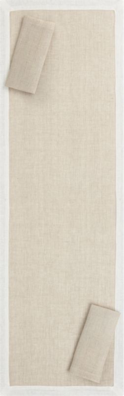 duo linen placemat for two/uno napkin
