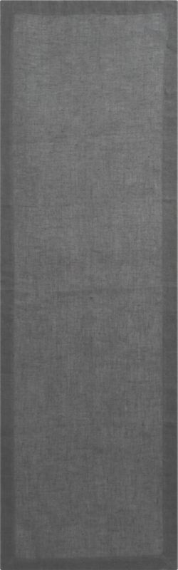 duo carbon linen placemat for two