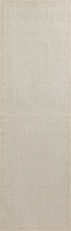 duo natural linen placemat for two