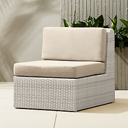 ebb armless chair