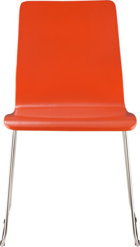 echo orange chair