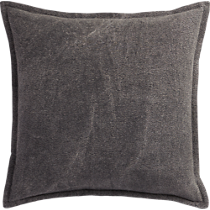 eclipse charcoal 20" pillow