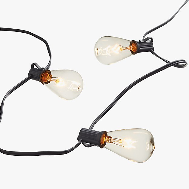 edison string lights CB2