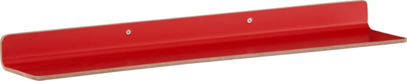 red shelf. 24"Wx5"Dx2"H