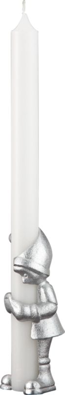 silver elf candleholder