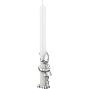ElfTaperCandleHldrSlvrF11