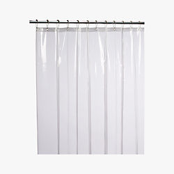 peva clear shower curtain liner