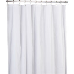 peva white shower curtain liner