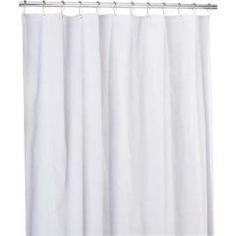 EvaShowerCurtainLinerWhtS9