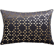 fade to grey 18"x12" pillow