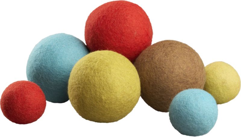 felt balls shopping in CB2 tablescapes from cb2.com