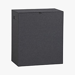 charcoal felt hamper