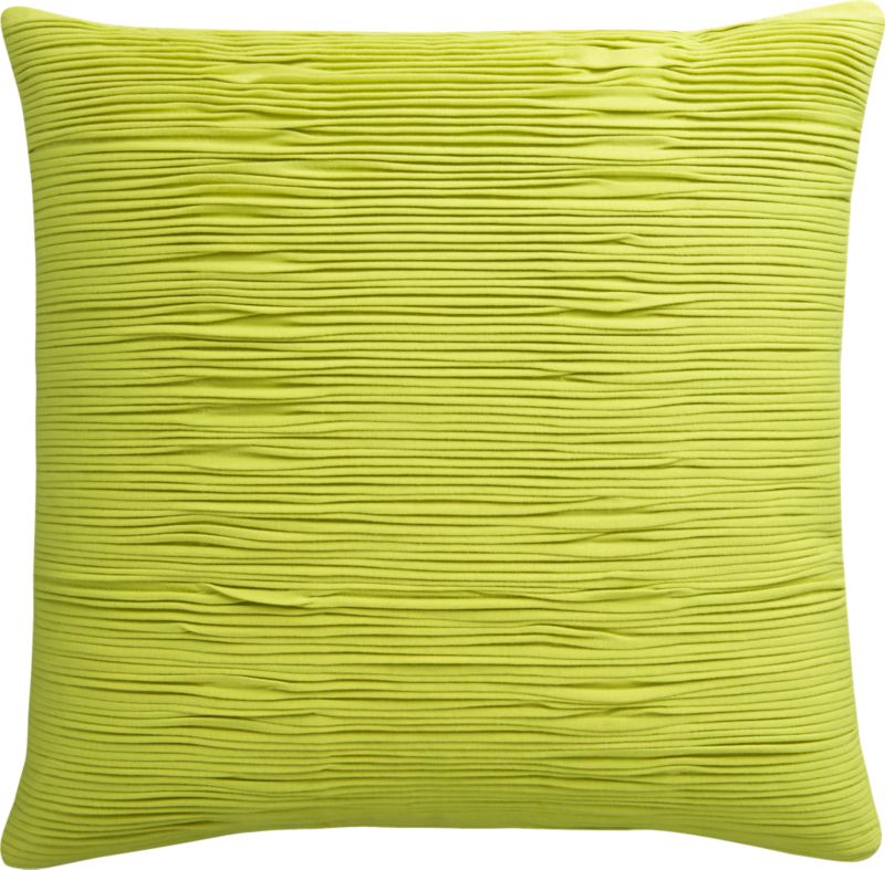 fine lines chartreuse 20" pillow
