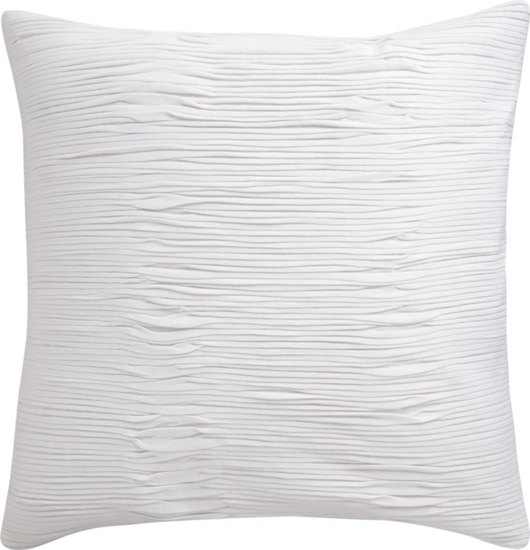 fine lines white 20" pillow