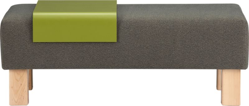 fjord smoke ottoman with tray
