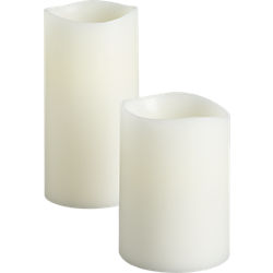 flameless LED pillar candles